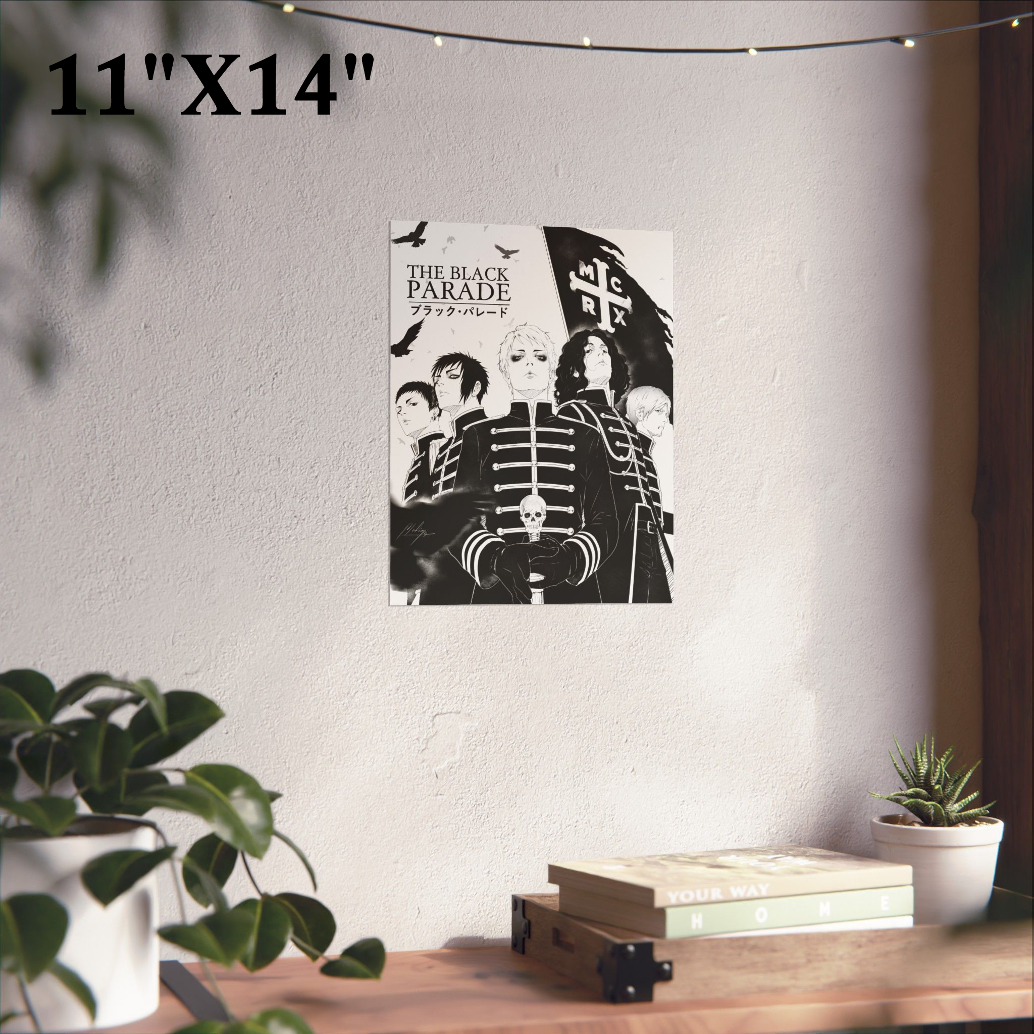 The Black Parade Matte Poster — Emo Rock Band Art Print