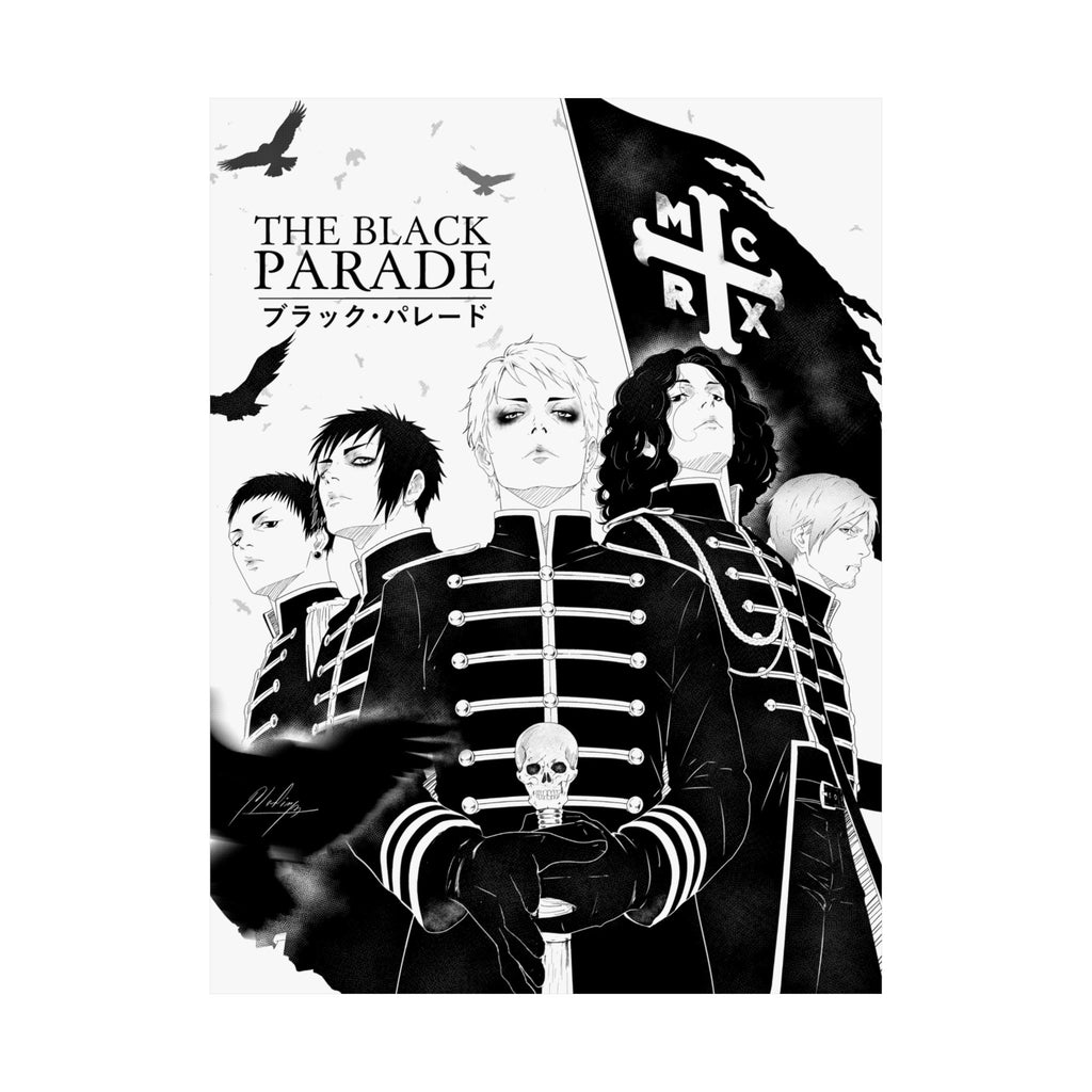 The Black Parade Matte Poster — Emo Rock Band Art Print