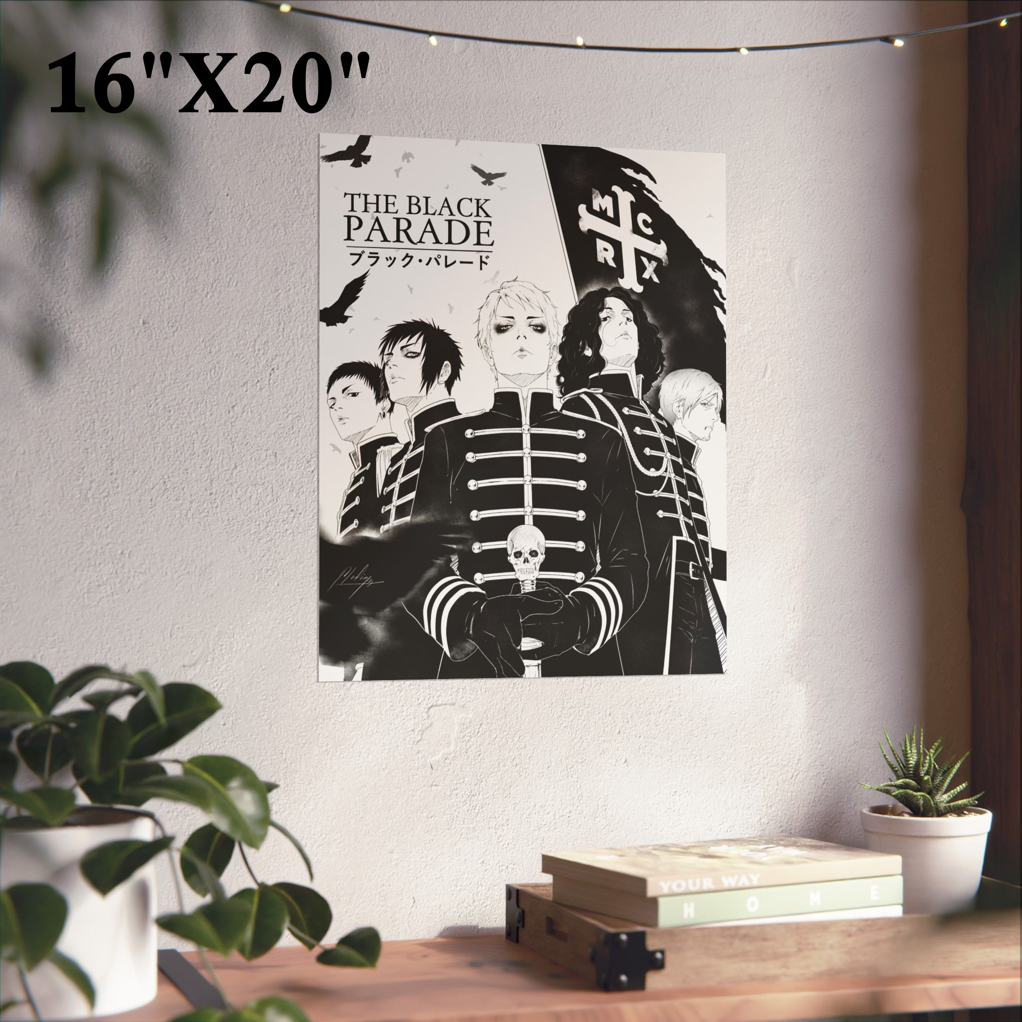 The Black Parade Matte Poster — Emo Rock Band Art Print