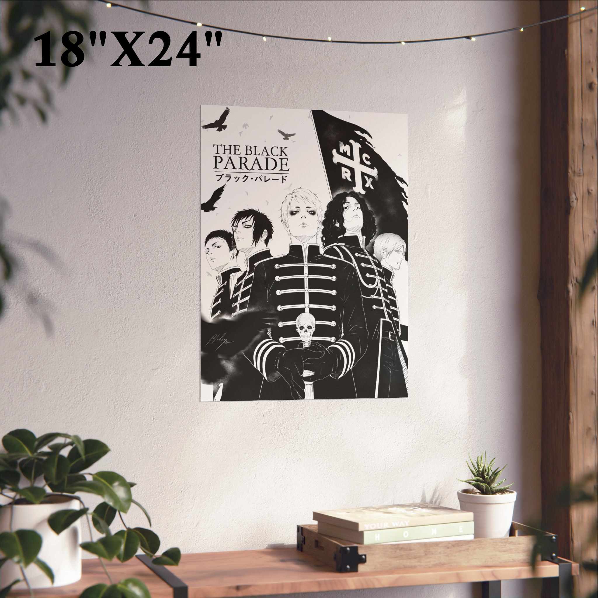 The Black Parade Matte Poster — Emo Rock Band Art Print