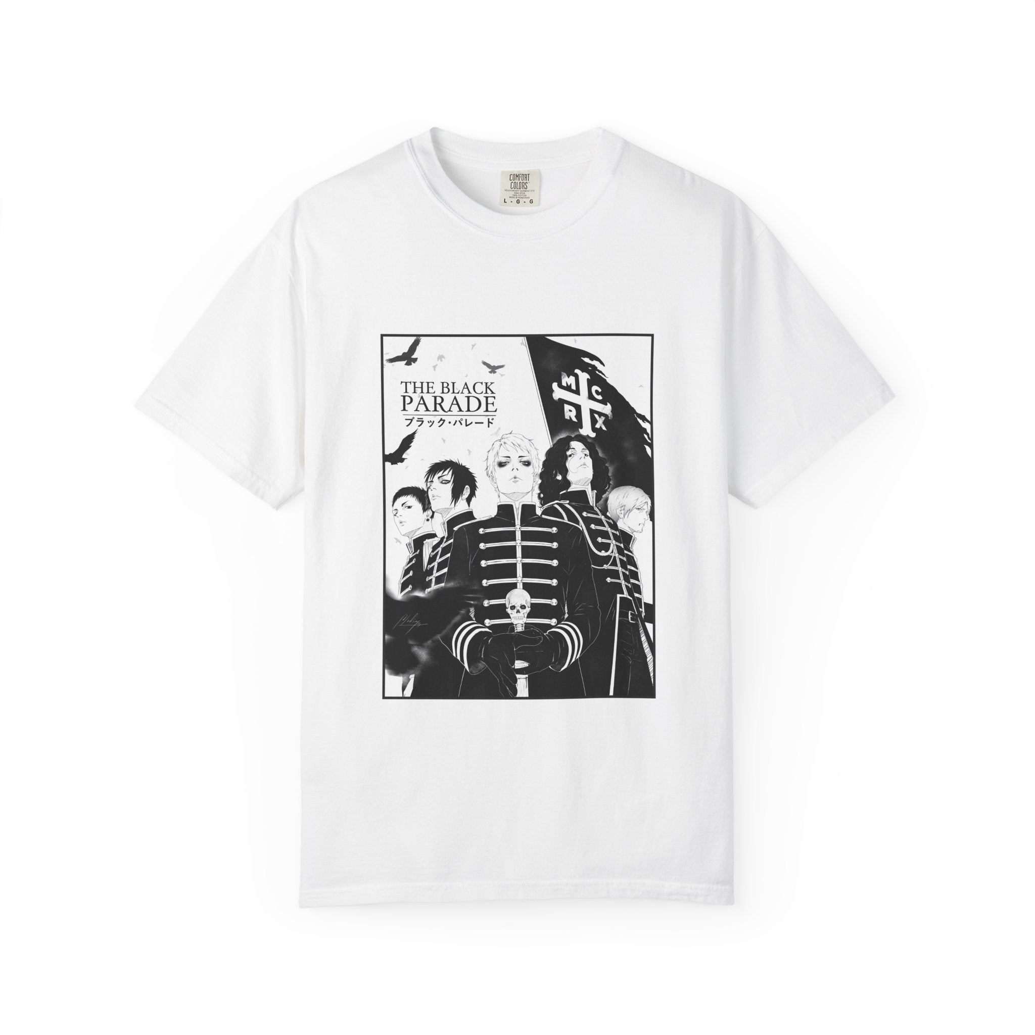 Black Parade Manga Art T-Shirt — Gothic Rock Graphic Tee
