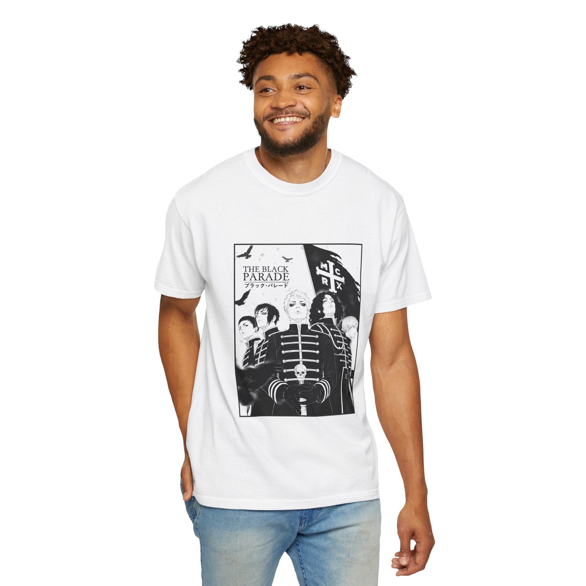 Black Parade Manga Art T-Shirt — Gothic Rock Graphic Tee