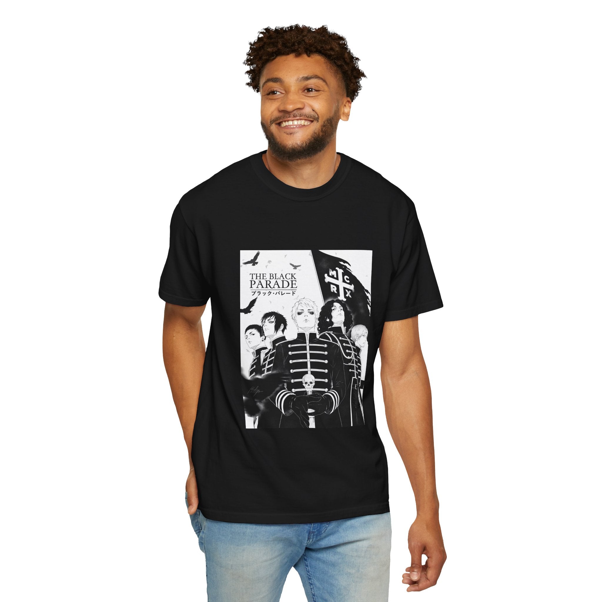 Black Parade Manga Art T-Shirt — Gothic Rock Graphic Tee