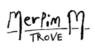Handwritten black text reading 'Merlin M TROVE' on a plain white background.